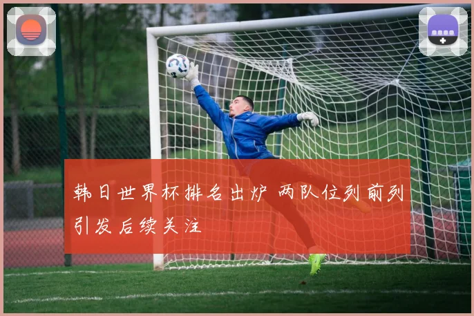 韩日世界杯排名出炉 两队位列前列引发后续关注